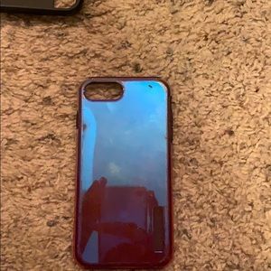 Purple holographic iPhone 7 Plus case